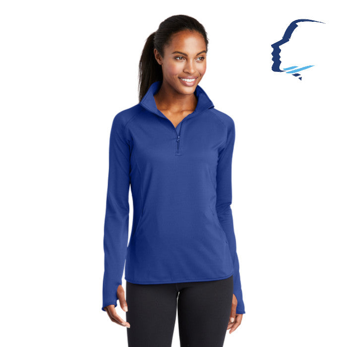 Sport-Tek (LST850) Women's Sport-Wick Stretch 1/4-Zip Pullover (CCOFS)