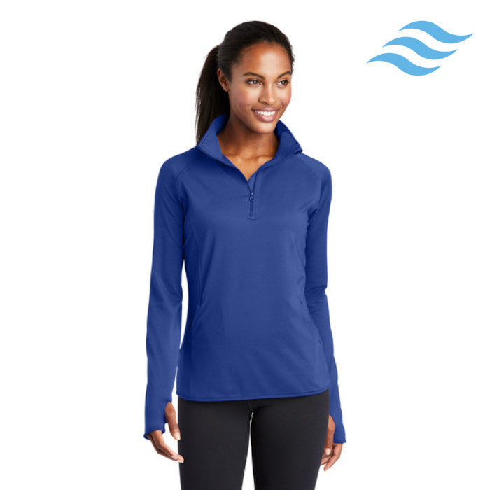 Sport-Tek (LST850) Women's Sport-Wick Stretch 1/4-Zip Pullover (Envision)