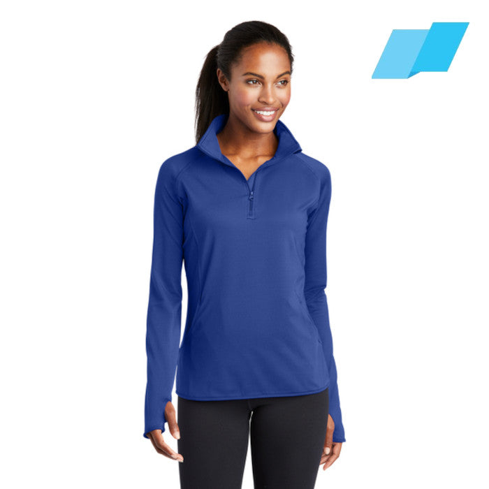 Sport-Tek (LST850) Women's Sport-Wick Stretch 1/4-Zip Pullover (Flagship)