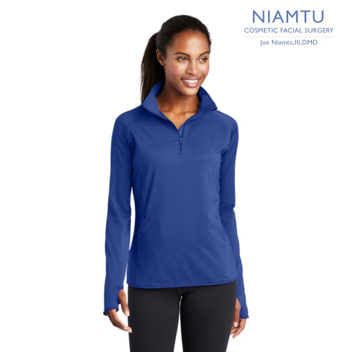 Sport-Tek (LST850) Women's Sport-Wick Stretch 1/4-Zip Pullover (NIAMTU)