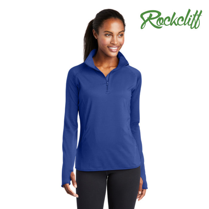 Sport-Tek (LST850) Women's Sport-Wick Stretch 1/4-Zip Pullover (Rockcliff)