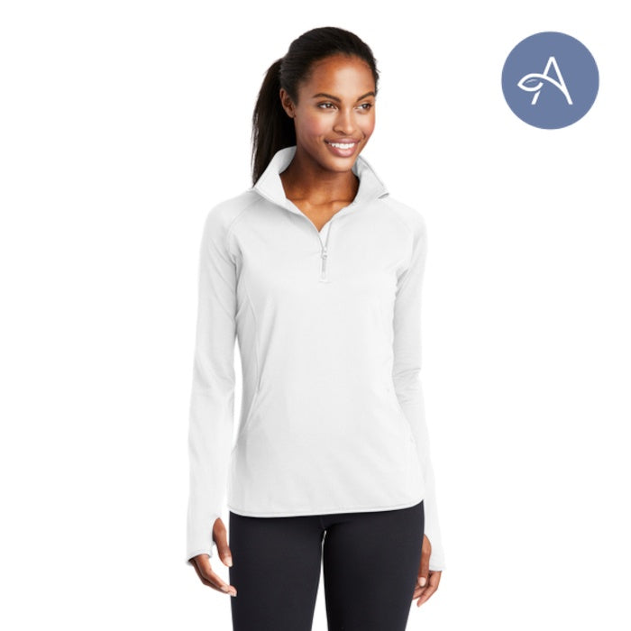 Sport-Tek (LST850) Women's Sport-Wick Stretch 1/4-Zip Pullover (AGNIHOTRI)