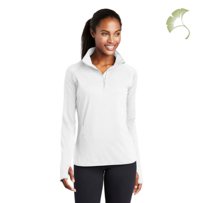 Sport-Tek (LST850) Women's Sport-Wick Stretch 1/4-Zip Pullover (AOFS)