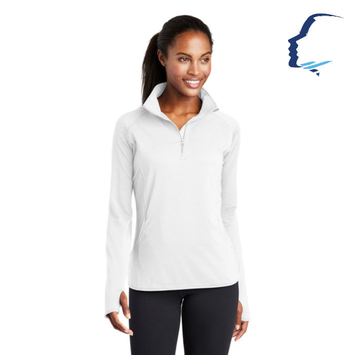 Sport-Tek (LST850) Women's Sport-Wick Stretch 1/4-Zip Pullover (CCOFS)