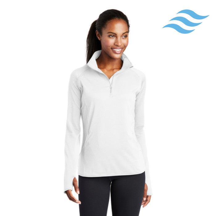 Sport-Tek (LST850) Women's Sport-Wick Stretch 1/4-Zip Pullover (Envision)