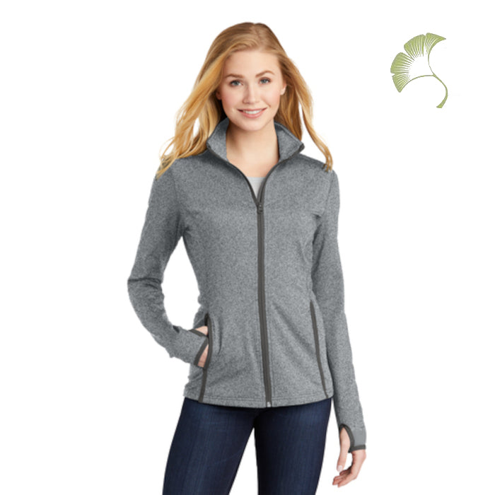 Sport-Tek (LST853) Women's Sport-Wick Stretch Contrast Full-Zip Jacket (AOFS)