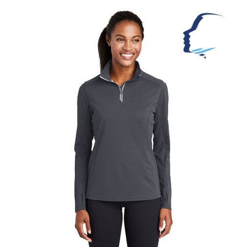 Sport-Tek (LST860) Women's Sport-Wick Textured 1/4-Zip Pullover (CCOFS)