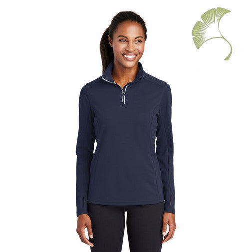 Sport-Tek (LST860) Women's Sport-Wick Textured 1/4-Zip Pullover (AOFS)