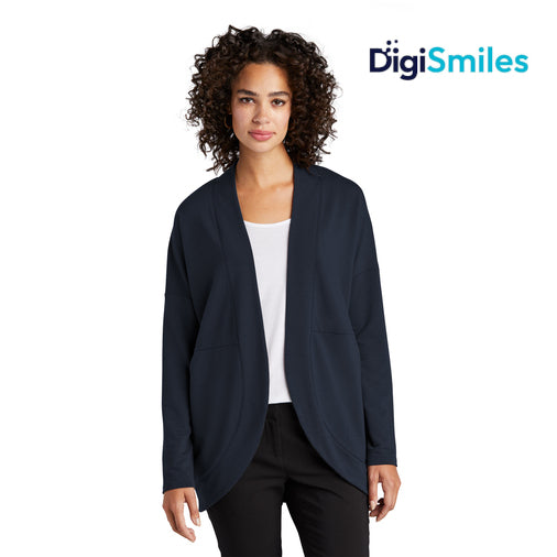Mercer+Mettle (LMM3015) Women's Stretch Open-Front Cardigan (DigiSmiles)