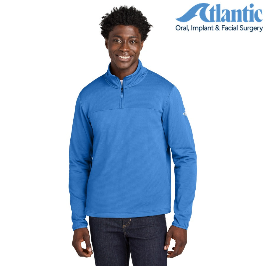 The North Face (NF0A8ENJ) Men's Aim 1/4-Zip Fleece (Atlantic)
