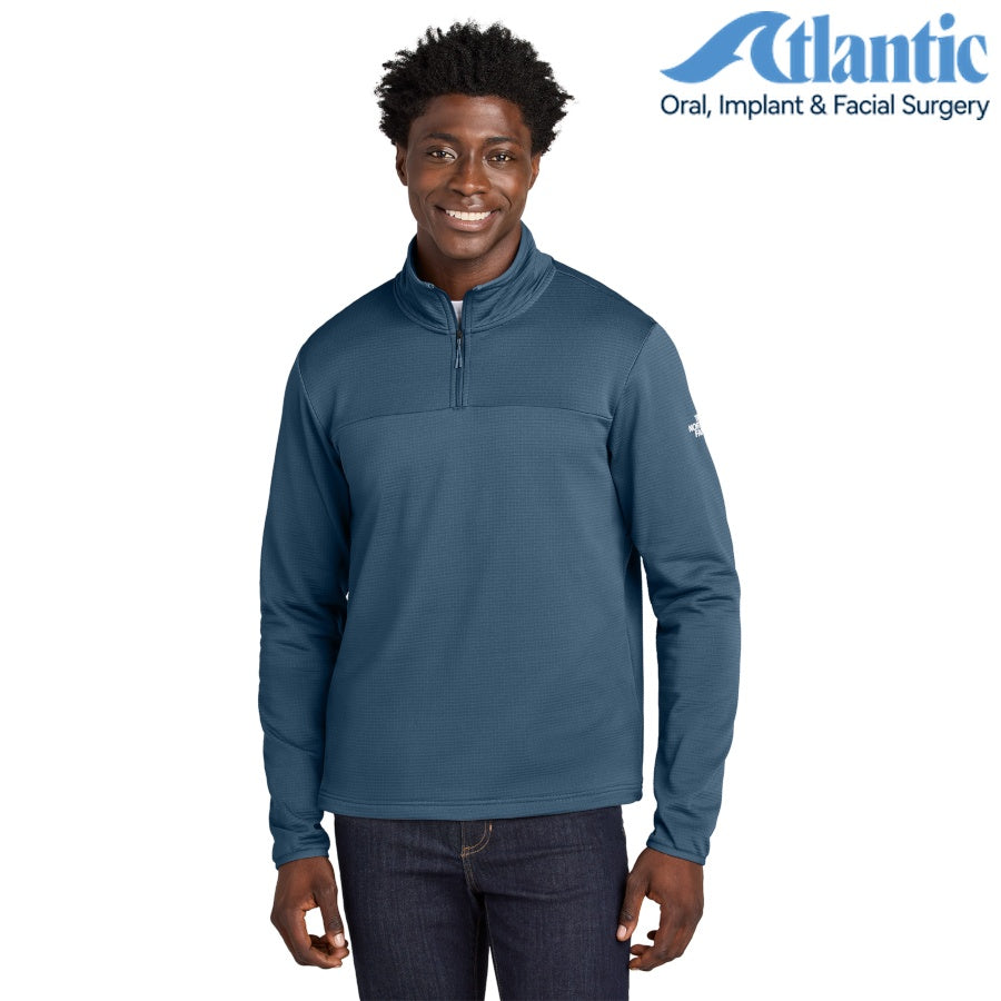 The North Face (NF0A8ENJ) Men's Aim 1/4-Zip Fleece (Atlantic)