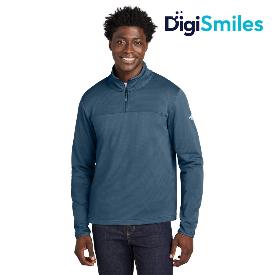 The North Face (NF0A8ENJ) Men's Aim 1/4-Zip Fleece (DigiSmiles)