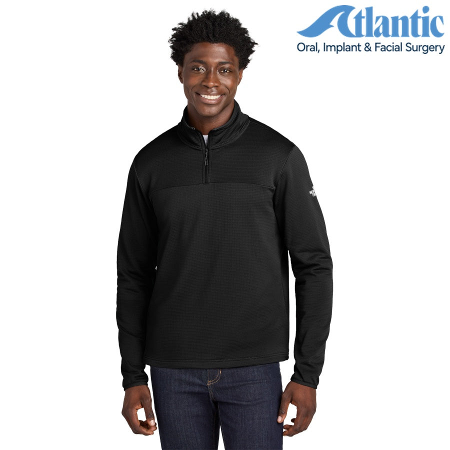 The North Face (NF0A8ENJ) Men's Aim 1/4-Zip Fleece (Atlantic)