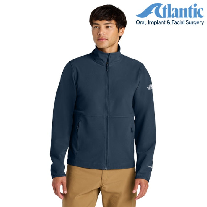 The North Face (NF0A8ENN) Men's Edge Stretch Soft Shell Jacket (Atlantic)
