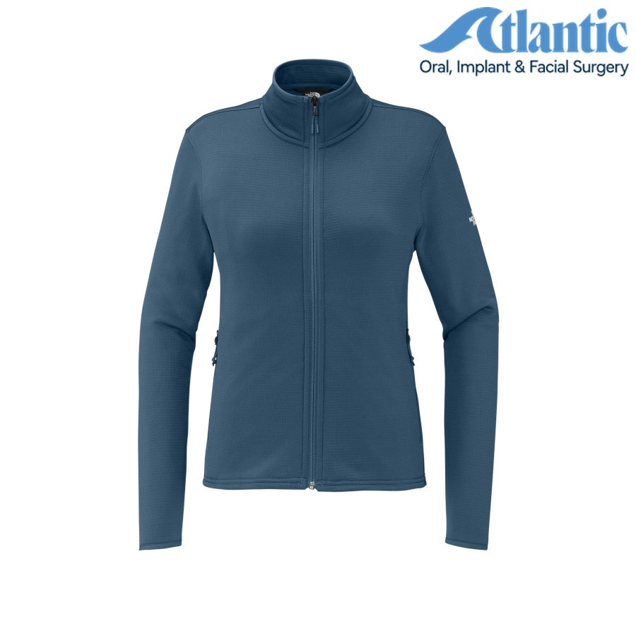The North Face (NF0A8FQJ) Women's Aim Full-Zip Fleece Jacket (Atlantic)