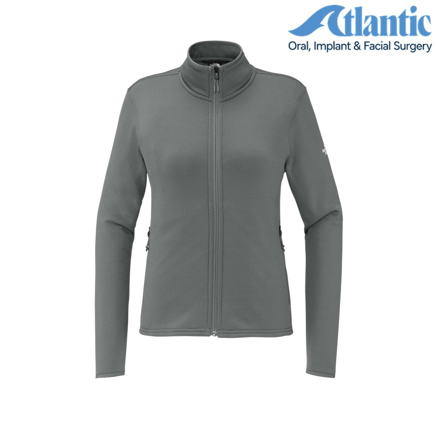 The North Face (NF0A8FQJ) Women's Aim Full-Zip Fleece Jacket (Atlantic)