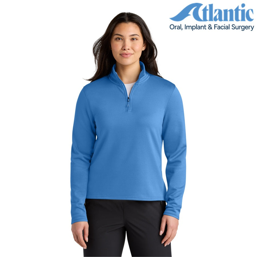 The North Face (NF0A8FQK) Women’s Aim 1/4-Zip Fleece (Atlantic)