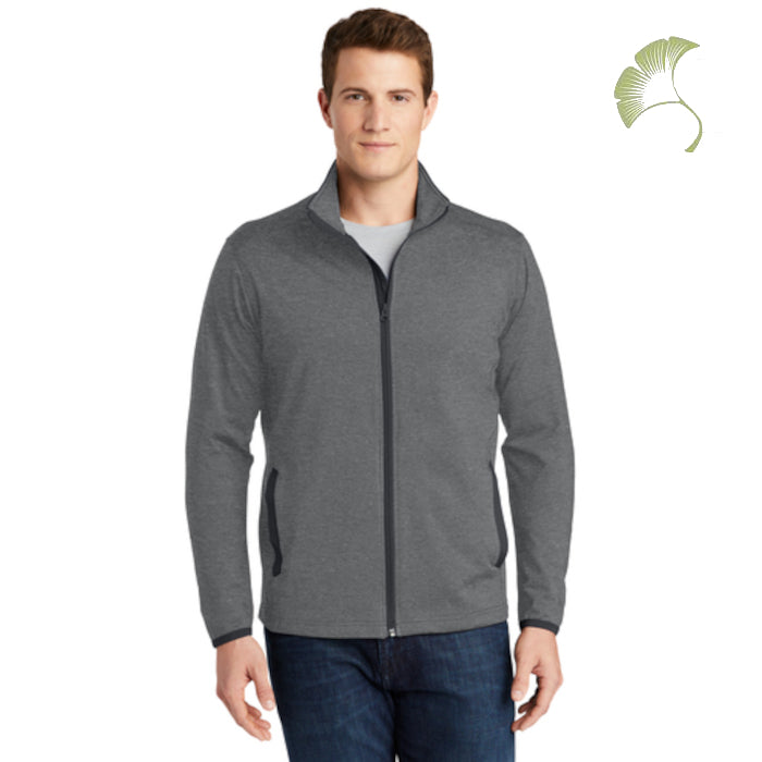 Sport-Tek (ST853) Men's Sport-Wick Stretch Contrast Full-Zip Jacket (AOFS)