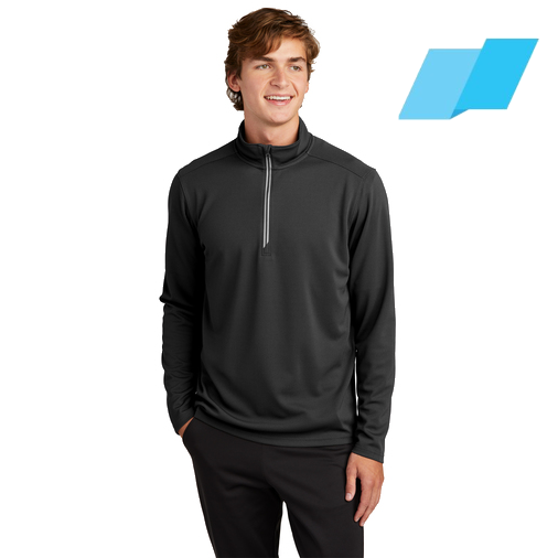 Sport-Tek (ST860) Men's Sport-Wick Textured 1/4-Zip Pullover (Flagship)
