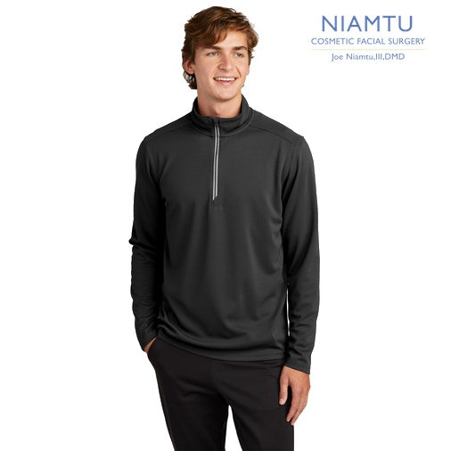 Sport-Tek (ST860) Men's Sport-Wick Textured 1/4-Zip Pullover (NIAMTU)
