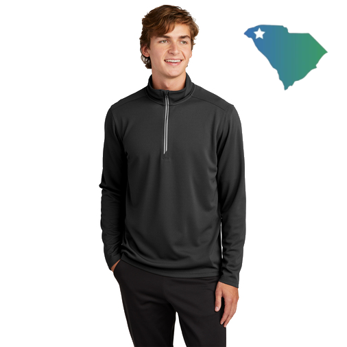 Sport-Tek (ST860) Men's Sport-Wick Textured 1/4-Zip Pullover (UOMS)