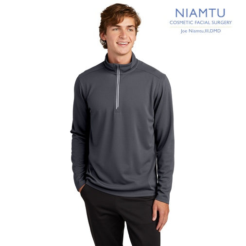 Sport-Tek (ST860) Men's Sport-Wick Textured 1/4-Zip Pullover (NIAMTU)