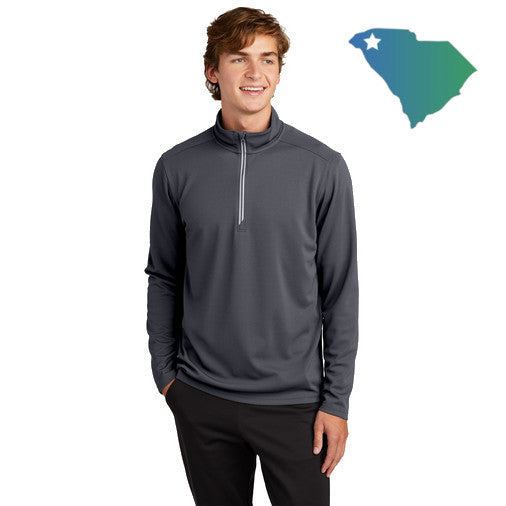 Sport-Tek (ST860) Men's Sport-Wick Textured 1/4-Zip Pullover (UOMS)