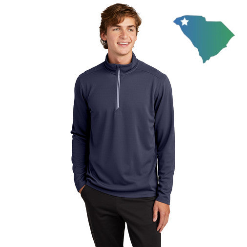 Sport-Tek (ST860) Men's Sport-Wick Textured 1/4-Zip Pullover (UOMS)
